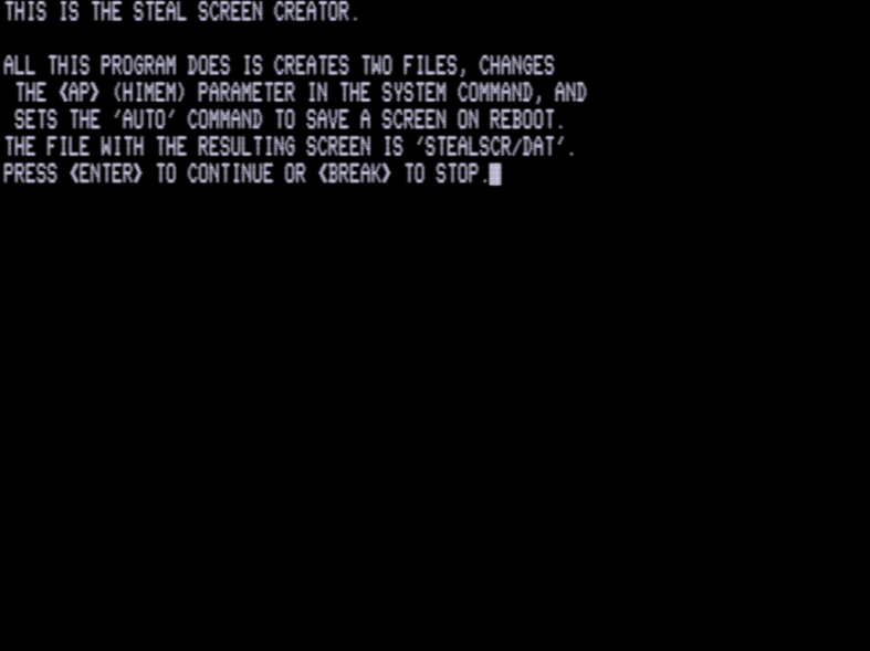 Screen shot